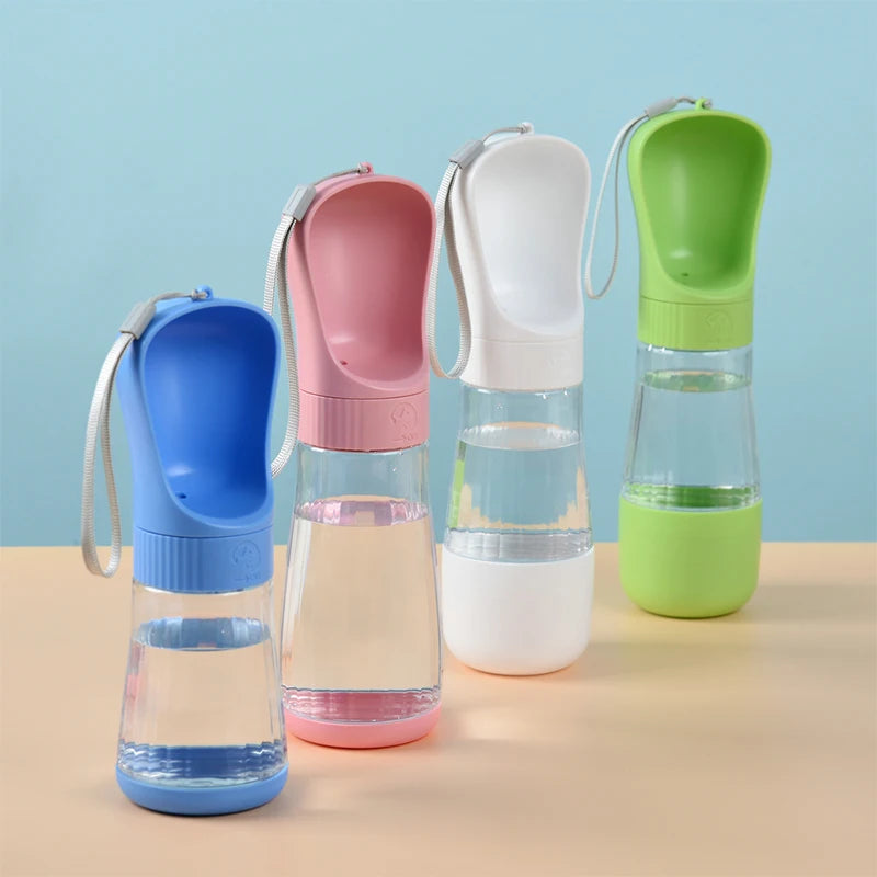 2 in 1 Large Dog Water Bottle with Food Dispenser Outdoor Puppy Cats Drinking Bowl for Small Dogs Bulldog Labrodor Pet Supplies