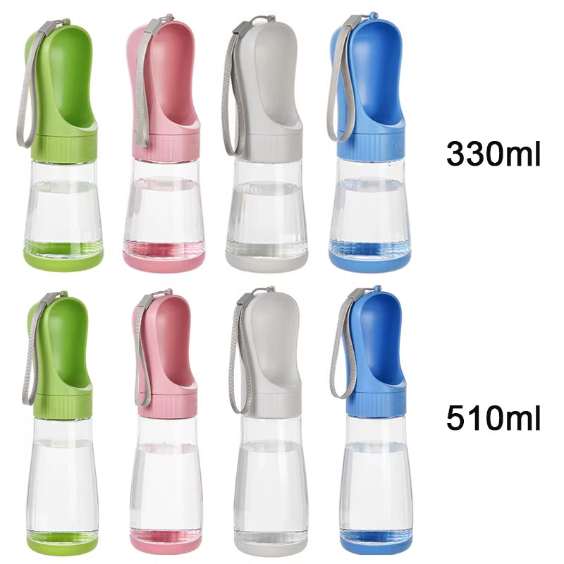 2 in 1 Large Dog Water Bottle with Food Dispenser Outdoor Puppy Cats Drinking Bowl for Small Dogs Bulldog Labrodor Pet Supplies