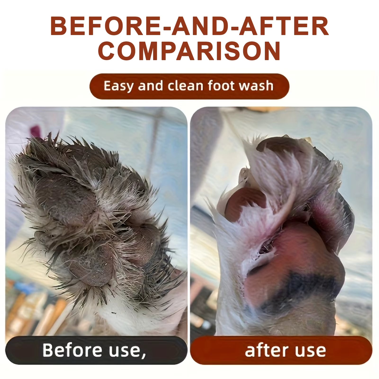 Pet Foot-Washing Cup Cat Dog Paw Cleaner Pet Cat Dog Paws Easy Cleaning No Scrubbing Cup for Small Medium Large Breed Dogs Cats